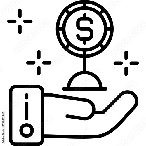 Growth Icon Vector Element