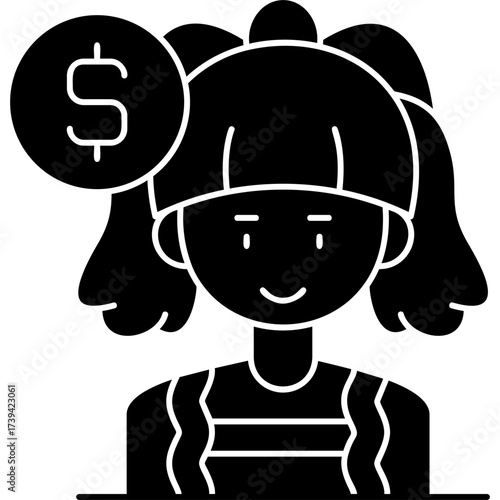 Woman Icon Vector Element