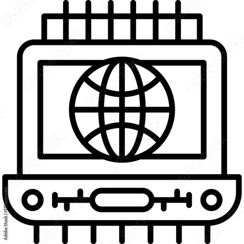 Laptop Icon Vector Element