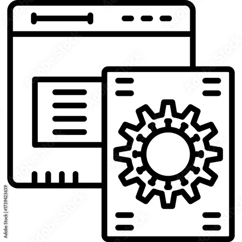 Browser Icon Vector Element