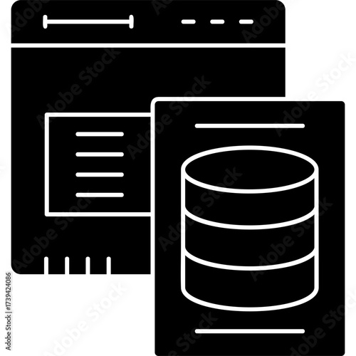 Web Hosting Icon Vector Element
