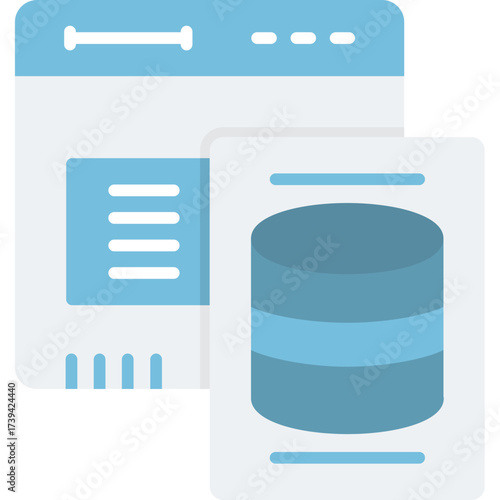 Web Hosting Icon Vector Element