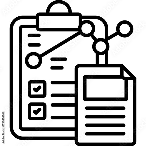 Analytics Icon Vector Element