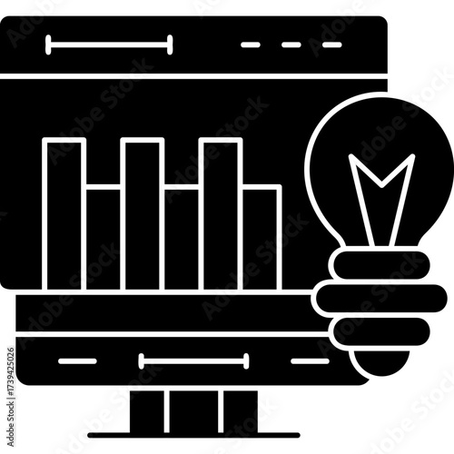 Analytics Icon Vector Element