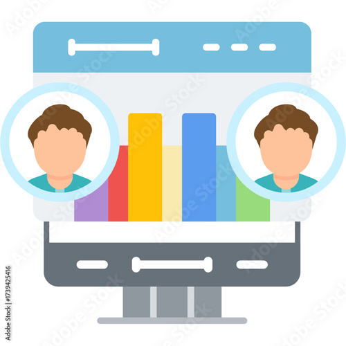 Analytics Icon Vector Element