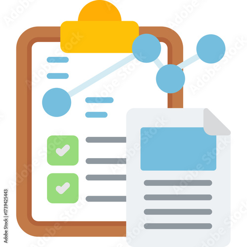 Analytics Icon Vector Element