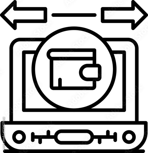 Wallet Icon Vector Element