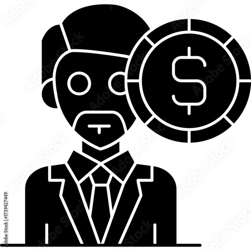 Businessman Icon Vector Element