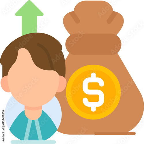 Investment Icon Vector Element