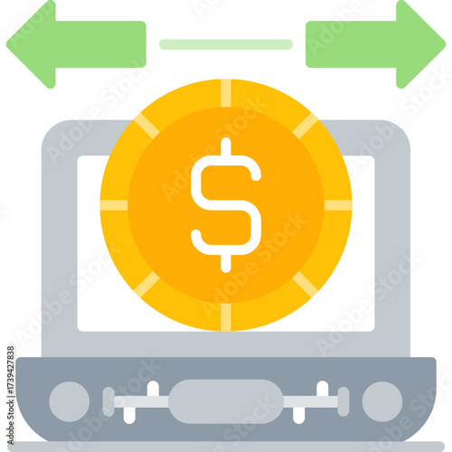 Dollar Icon Vector Element
