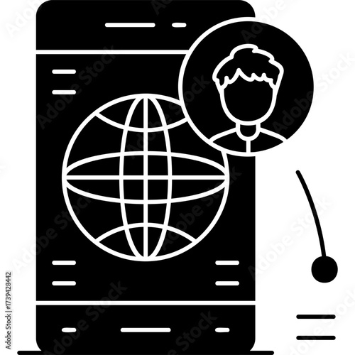 Mobile Phone Icon Vector Element