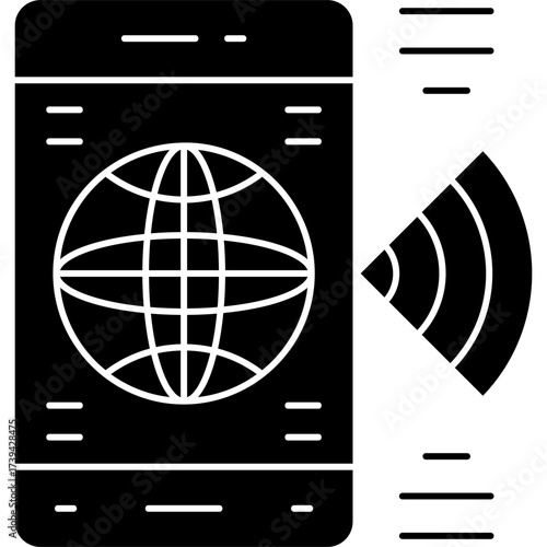 Mobile Phone Icon Vector Element