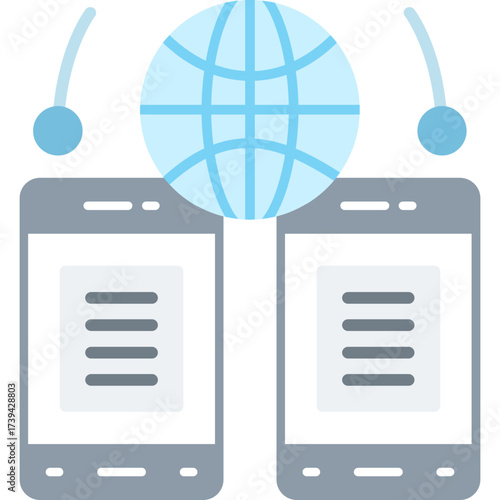 Mobile Phone Icon Vector Element