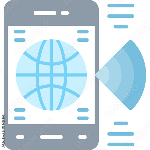 Mobile Phone Icon Vector Element