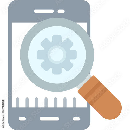 Mobile Phone Icon Vector Element