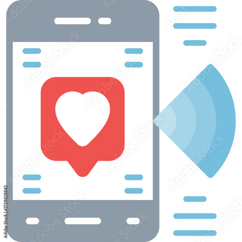 Mobile Phone Icon Vector Element