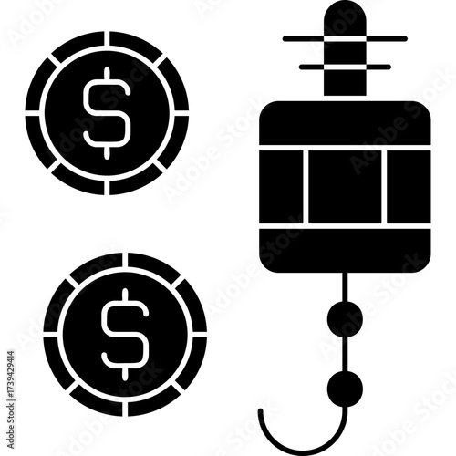Fishing Icon Vector Element