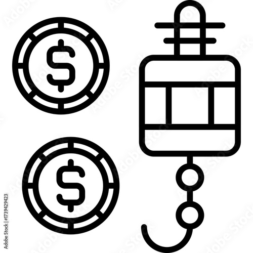 Fishing Icon Vector Element