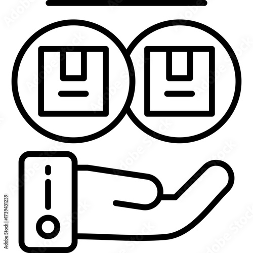 Package Icon Vector Element
