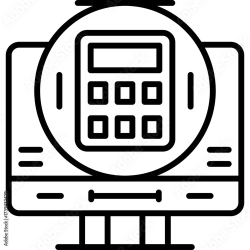 Calculator Icon Vector Element