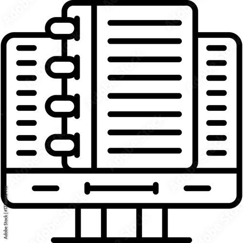 Book Icon Vector Element