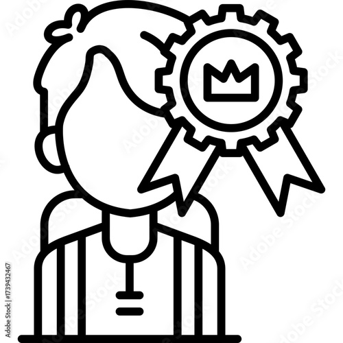 Student Icon Vector Element