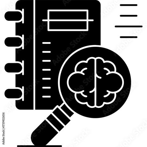 Studying Icon Vector Element