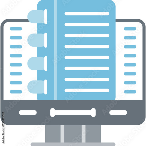 Book Icon Vector Element