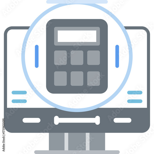 Calculator Icon Vector Element