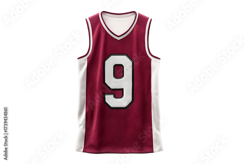 Number nine basketball jersey sports apparel for team spirit and athletic passion for the game