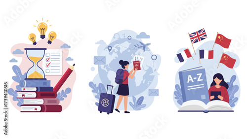 Global Learning Journey: Education, Travel, and Language Acquisition