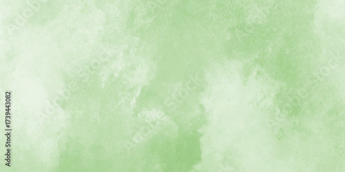 Green watercolor vector texture background for poster, cover, banner, flyer, cards. vintage card, templates. Watercolor mockup,banner, backdrop, template, poster, wallpaper