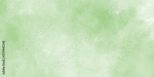 Green watercolor vector texture background for poster, cover, banner, flyer, cards. vintage card, templates. Watercolor mockup,banner, backdrop, template, poster, wallpaper