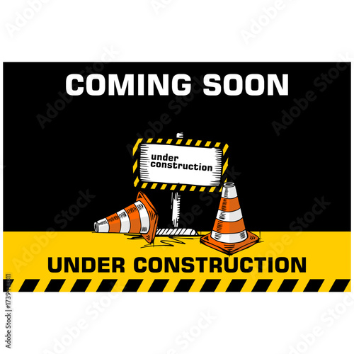Coming Soon, Under construction information vector