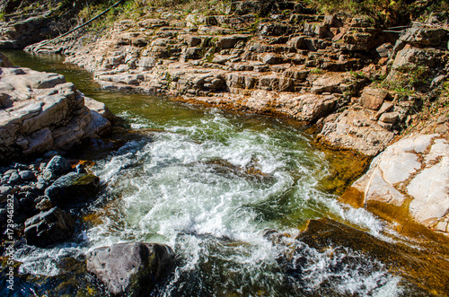 river in the mountains
