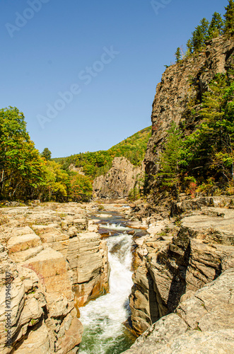canyon of the river