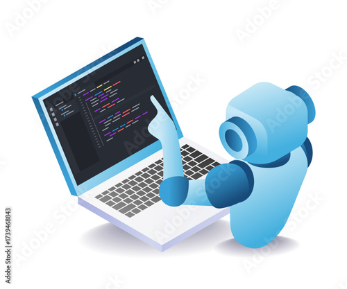 futuristic robot coding software and applications