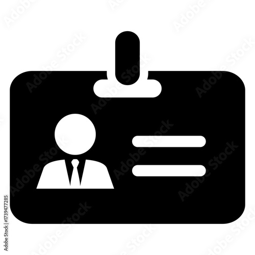 Icono tarjeta de identificación 