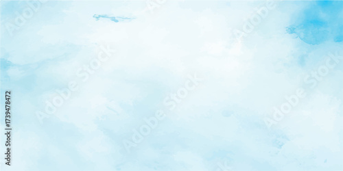 Abstract light blue watercolor background with subtle texture for creative design