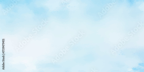 Abstract watercolor background in light blue hues a serene digital illustration