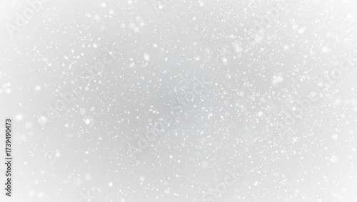 Winter background PNG with falling snow in darkness	
