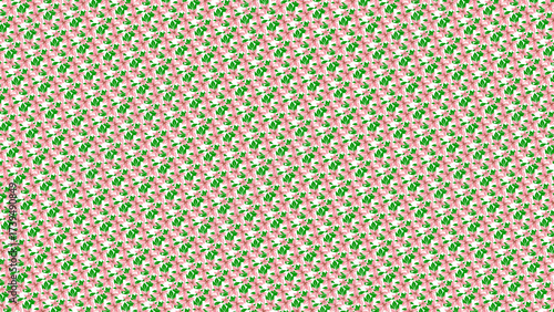 Stereogram magic eye image with hidden christmas tree pattern revealed by focusing