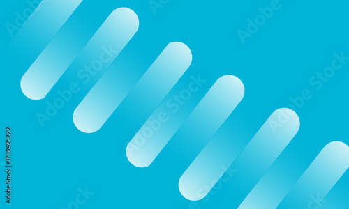 Aqua Diagonal Soft Bars — Minimal gradient background with rounded diagonal bars and soft shadow transitions; ideal for corporate banners, UI headers, and presentations.