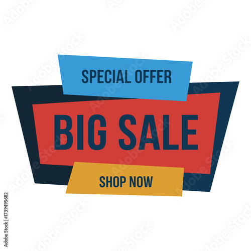 Big Sale Special Offer Shop Now Retail Banner
