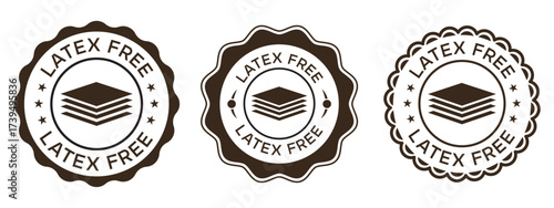Latex Free Badge Design Labels for Allergy Safe Packaging