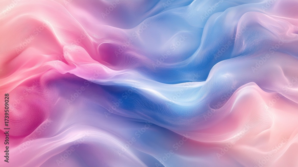 Obraz premium Soft Pastel Background with Flowing Textures and Gentle Waves