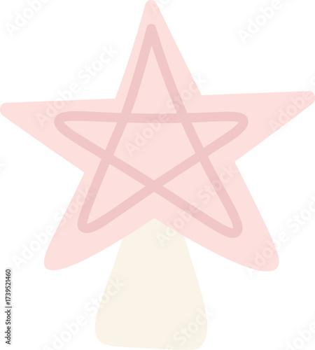 Star Shaped Christmas Tree Top