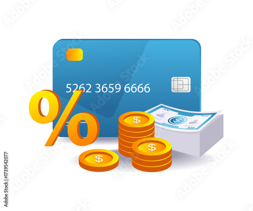 Business finance strategy and investment illustration