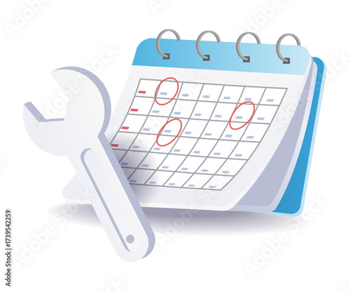 Business calendar planning and setting for schedule management and productivity