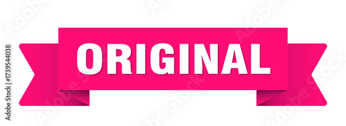 original ribbon isolated on transparent background. original ribbon